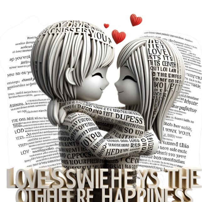 Moletom O Amor Felicidade (Criador carregado)