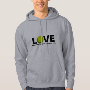 Moletom O amor não significa nada a um fã de tênis