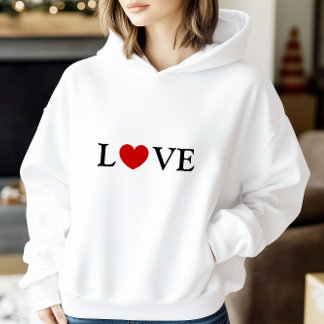 Moletom O Amor Nos Salva O Slogan White