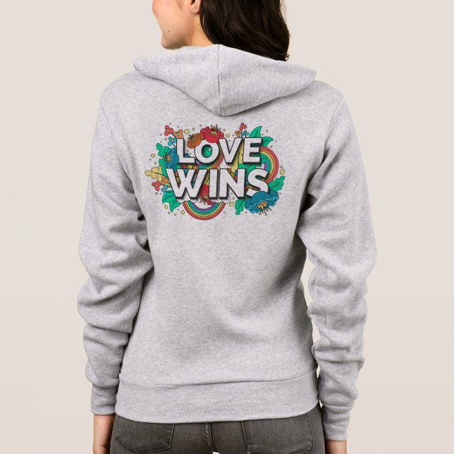 Moletom O Amor Vence (Verso)