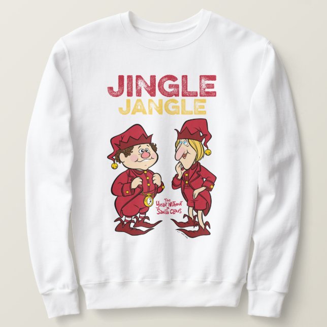 Moletom O ANO SEM SANTA CLAUS™ | Jingle e Jangle (Frente do Design)