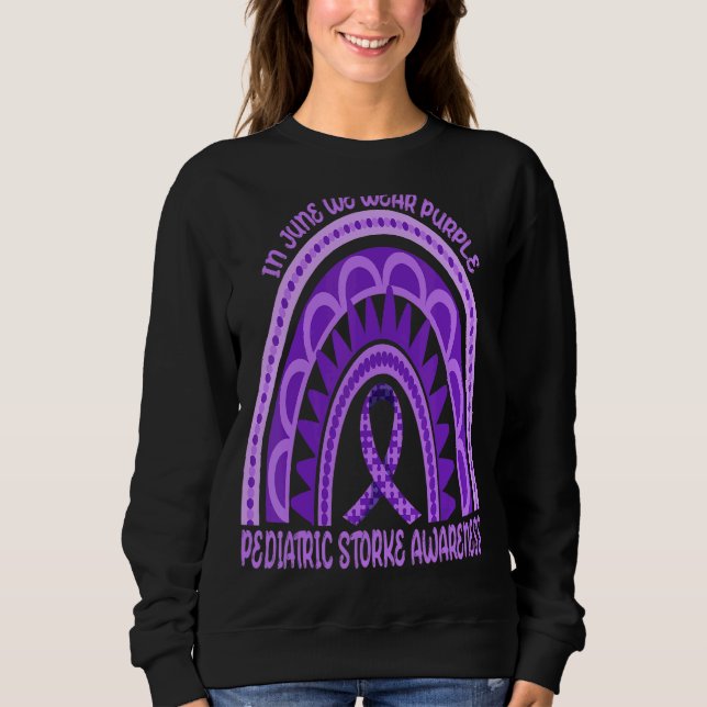 Moletom O Arco-Íris Em Junho Vestimos Tempestade Pediátric (Frente)