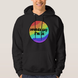 Moletom O Arco-Íris parece Gay, estou no Orgulho Lgbt