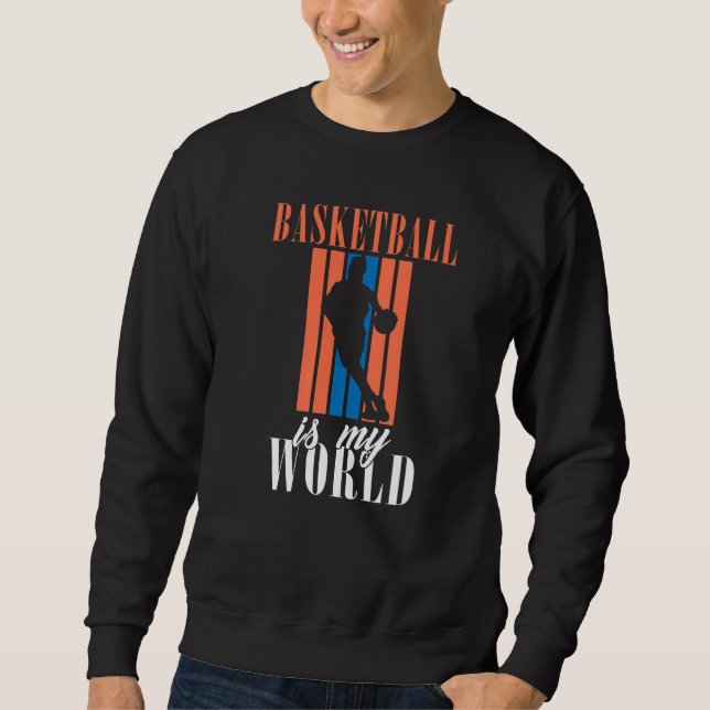 Moletom O Basquete É O Meu Mundo (Frente)