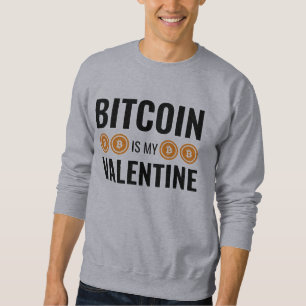 Moletom O BITCOIN É MEU NAMORADO Diversão Criptomoeda