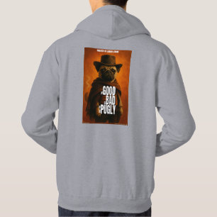 Moletom O Bom o Mau & o Pugly Paródia de Filme