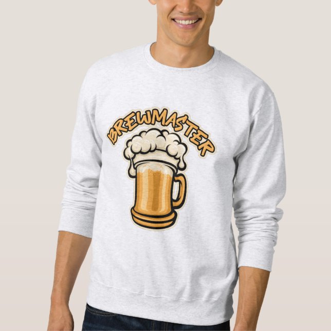 Moletom O Brewmaster precisa de uma caneca de cerveja (Frente)