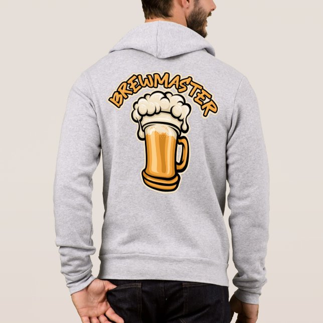 Moletom O Brewmaster precisa de uma caneca de cerveja (Verso)