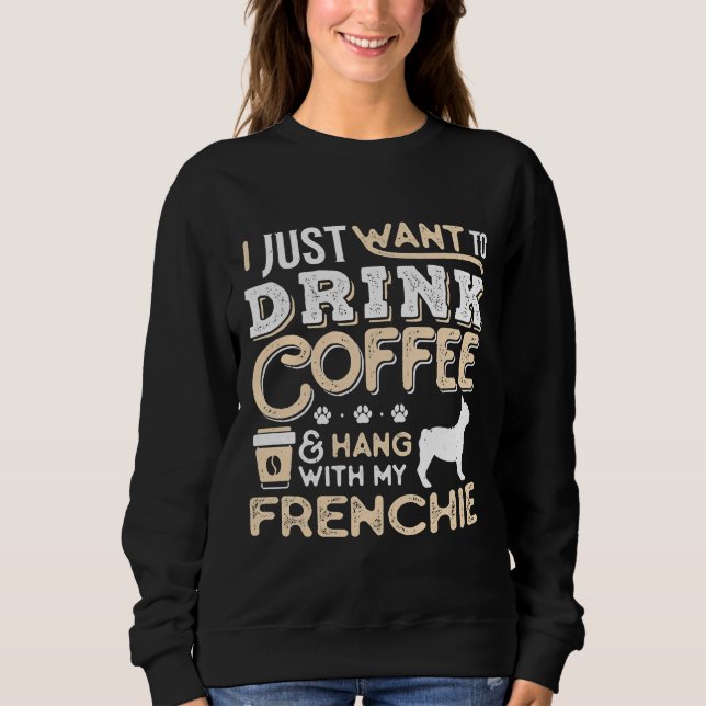 Moletom O Buldogue Francês, O Cachorro Francês, Pai Mãe E  (Frente)