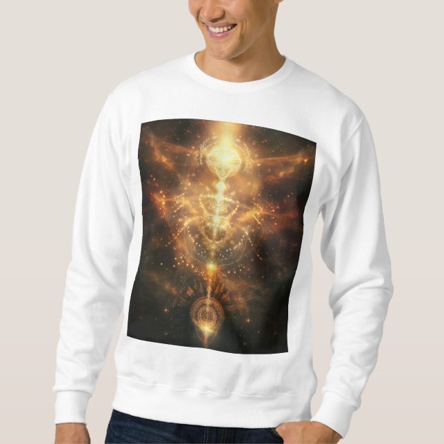 Moletom O Caminho do Poder — Arte de Ascensão Energética (Frente)