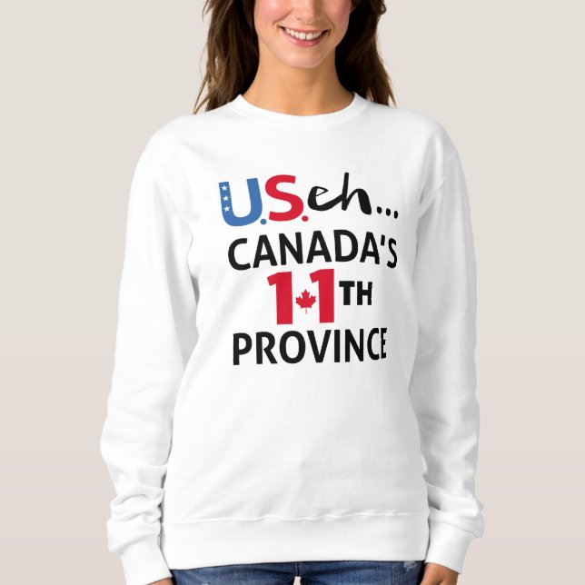 Moletom O CANADÁ não é para venda da liberdade da provínci (Frente)