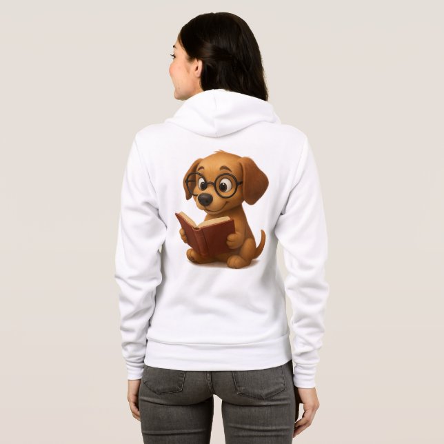 Moletom O Cão Inteligente do Futuro (Parte Traseira Completa)