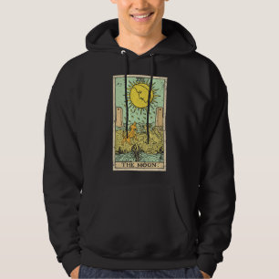 Moletom O Carta do Tarot da Lua XVIII (Design Vintage)