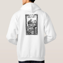 Moletom O Cartão Tarot 9 às 5 Coringa Esqueleto Corporativ