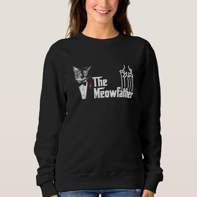 Moletom O Catfather  Dia dos Pais Gato (Frente)