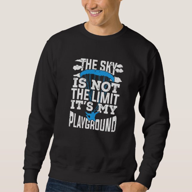 Moletom O Céu Não É O Limite É Meu Playground Prêmio (Frente)