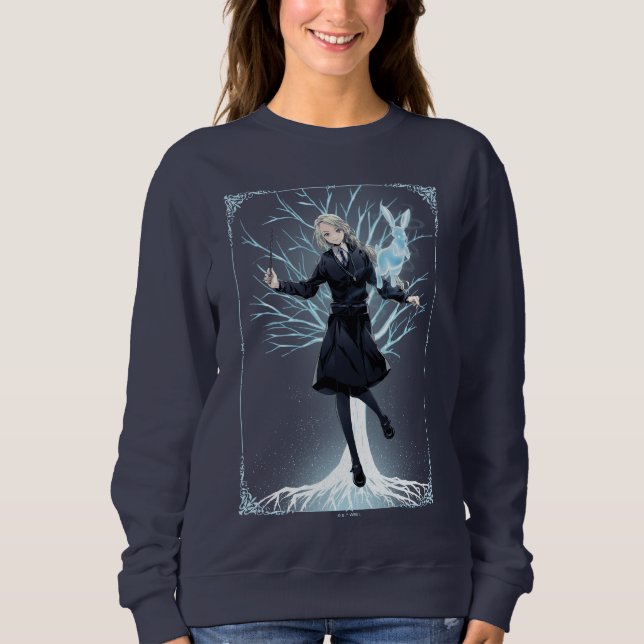 Moletom O Coelho da Anime Luna Lovegood Patronus (Frente)