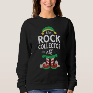 Moletom O Coletor de Rock Elf - Geólogo de Natal Engraçado