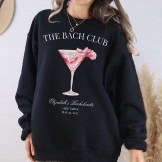 Moletom O Coquetel Rosa Bach Club Preto