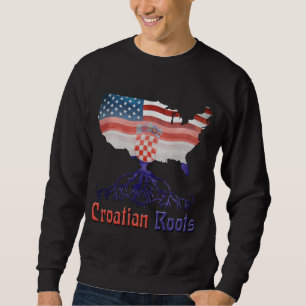 Moletom O croata americano enraíza a camisola