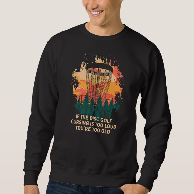 Moletom O Cursor De Golfe De Disco É Muito Alto Piadas Hum (Frente)
