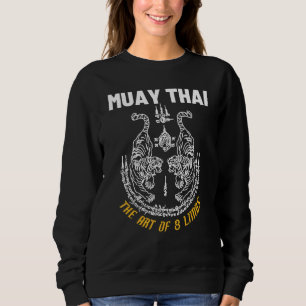 Moletom O De 8 Membros Muay Thai Martial Sak Yant Twin Tig