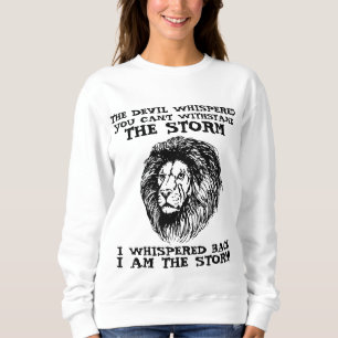 Moletom O DIABO NÃO CONSEGUE SUPORTAR O STORM T-Sh