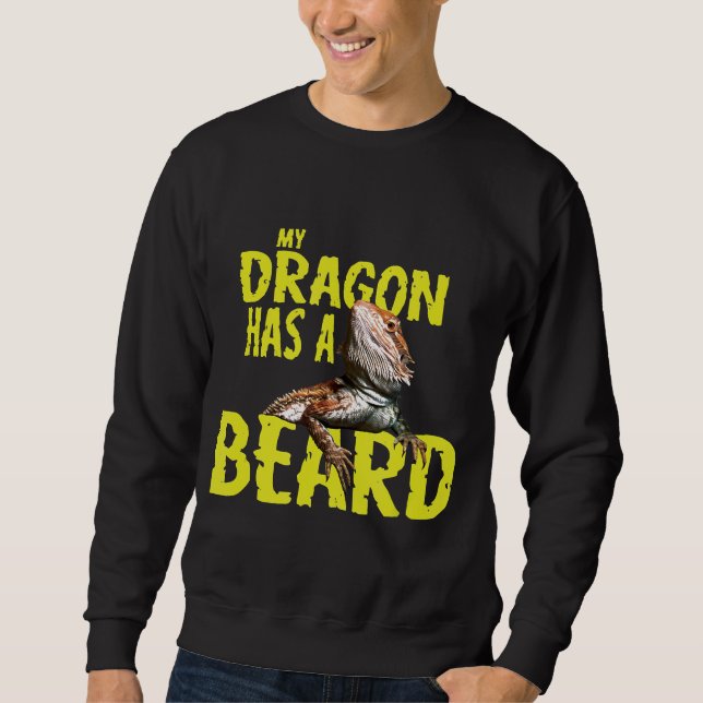 Moletom O Dragão Que Meu Dragão Tem Uma Barba (Frente)