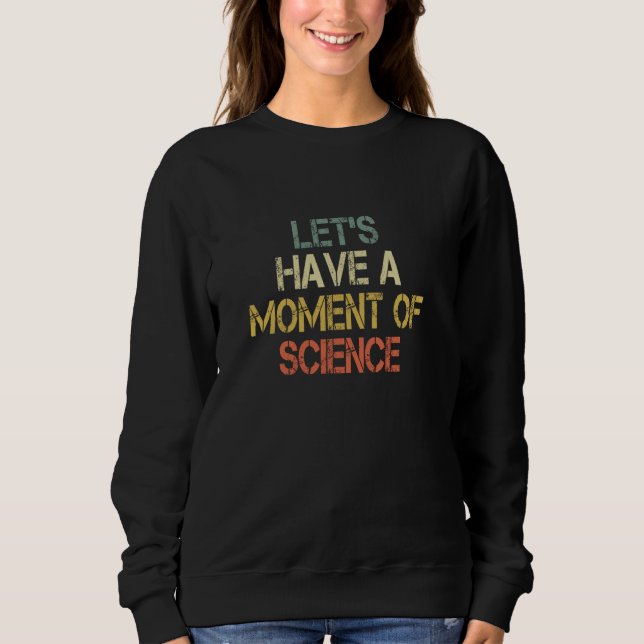 Moletom O Engraçado Vamos de Professores Retro Cientista T (Frente)