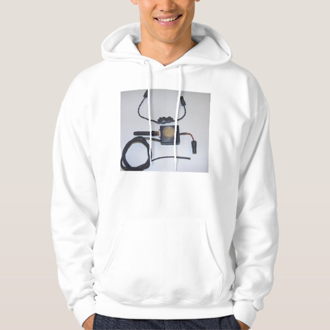 Moletom O espião arquiva o Hoodie 1 dos homens (Frente)
