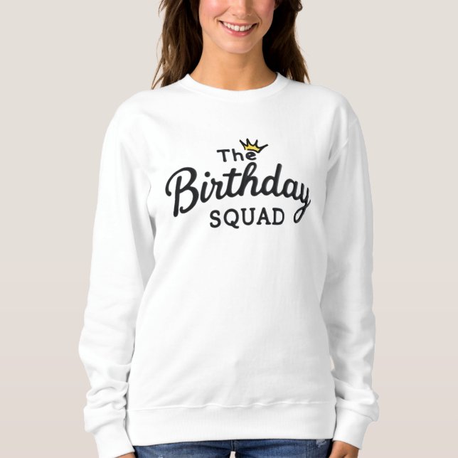 Moletom O Esquadrão de Aniversário  (Frente)