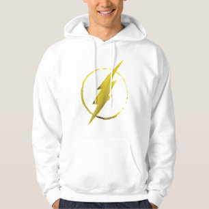 Moletom O Flash  Emblema do tórax amarelo