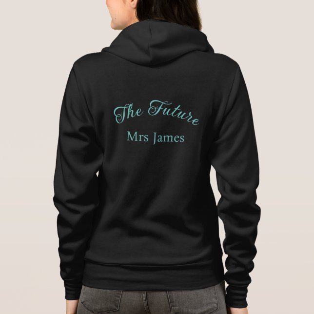 Moletom O futuro das mulheres, Sra. Hoodie (Verso)