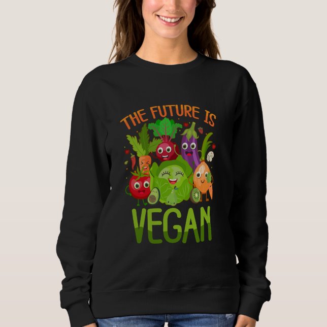 Moletom O Futuro É Vegan (Frente)