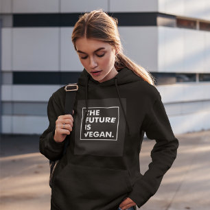 Moletom O Futuro é Vegan Capuz