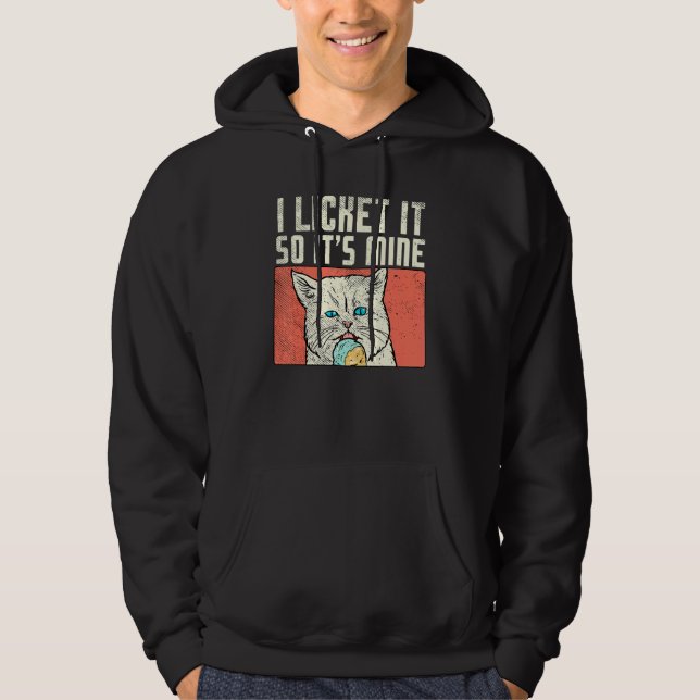 Moletom O Gato Do Partido Sorvete Pajama Que Eu Lhe Licenc (Frente)