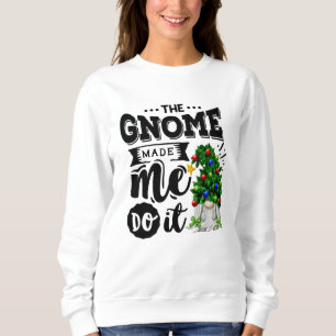 Moletom O Gnomo Fez-Me Fazê-Lo De Natal