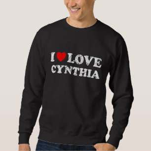 Moletom O Grunge Afastado Vestido Estilo Eu Amo Cynthia