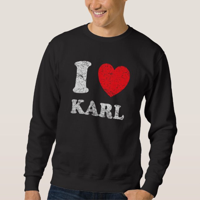 Moletom O Grunge Pervertido Vestiu Estilo Eu Amo Karl (Frente)