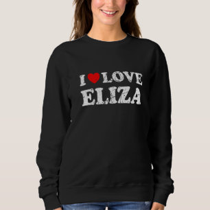 Moletom O Grunge Vestido Estilo Eu Amo Eliza