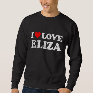 Moletom O Grunge Vestido Estilo Eu Amo Eliza