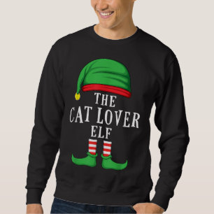 Moletom O Grupo de Combinação Familiar do Elf do Cat Lover
