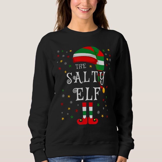 Moletom O Grupo Elf do Natal Salgado (Frente)