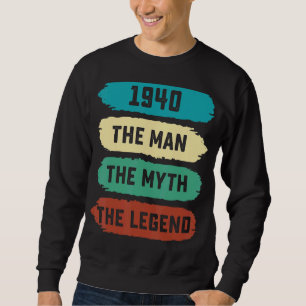 Moletom O Homem Mama Legenda 1940 82º Aniversário Por 8