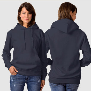 Moletom O Hoodie básico colorido obscuridade das senhoras