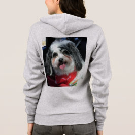Moletom O Hoodie bonito do fecho de correr para