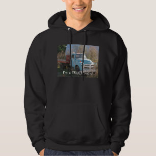 Moletom O hoodie/caminhão do homem