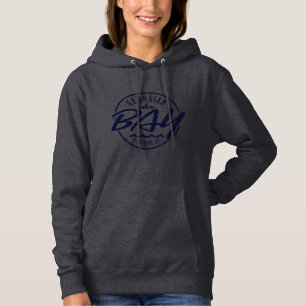 Moletom O Hoodie cinzento das mulheres do Co. da roupa da