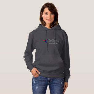 Moletom O Hoodie das mulheres cinzentas de CIU