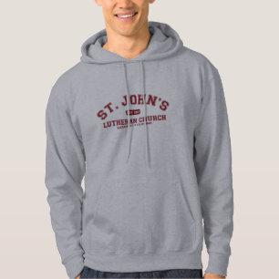 Moletom O Hoodie de St John (vermelho no cinza)